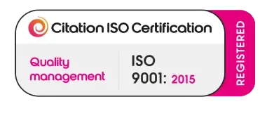 ISO 9001:2015 badge